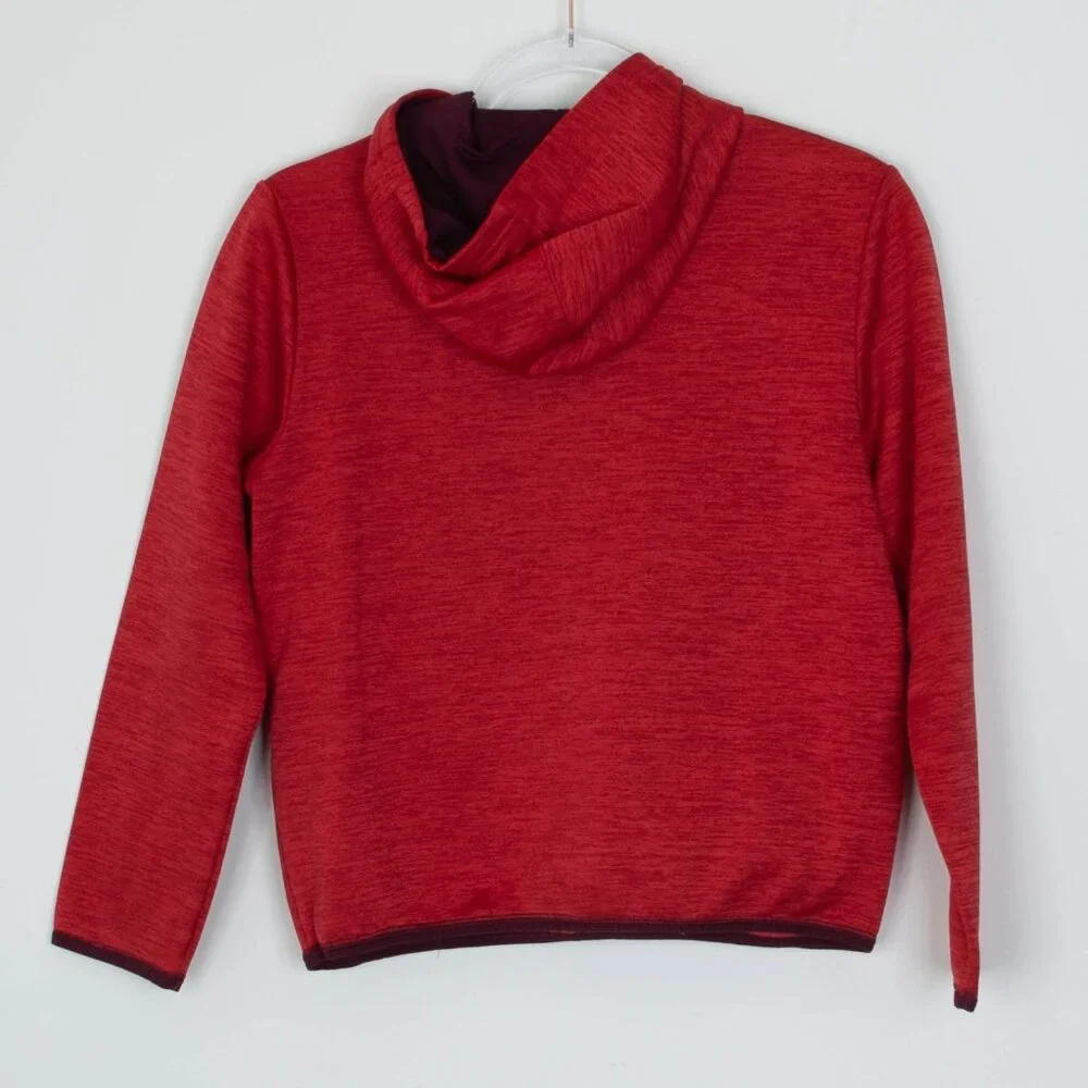 Under Armour Boys Coldgear Pullover Hoodie Size Youth‎ XL Red Athleisure Casual
